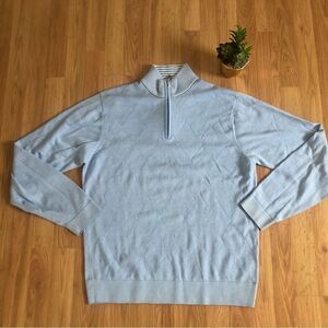 Robert Talbott Carmel 1/4 Zip Pullover 100% Pima Cotton